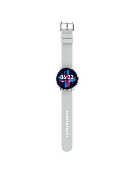 Smartwatch COOL Forever pantalla AMOLED silicona gris (Llamadas, salud, deporte)