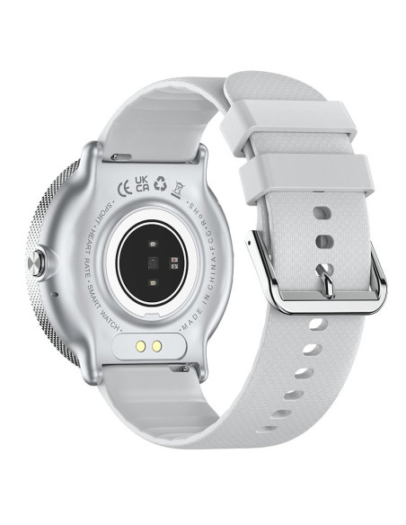 Smartwatch COOL Forever pantalla AMOLED silicona gris (Llamadas, salud, deporte)