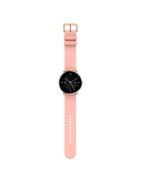 Smartwatch COOL Forever pantalla AMOLED silicona rosa (Llamadas, salud, deporte)