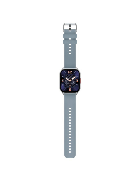 Smartwatch COOL Nova silicona gris (Llamadas, salud, deporte)