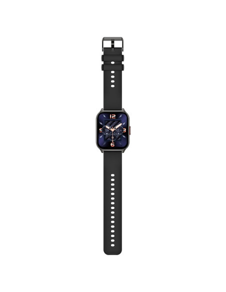 Smartwatch COOL Nova silicona negro (Llamadas, salud, deporte)