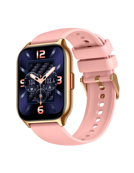Smartwatch COOL Nova silicona rosa (Llamadas, salud, deporte)