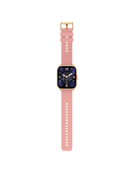 Smartwatch COOL Nova silicona rosa (Llamadas, salud, deporte)
