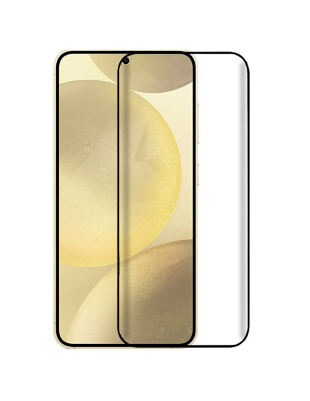 Protector pantalla vidrio templado Samsung S926 Galaxy S24 Plus negro (Pegado total 3D)