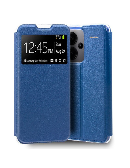 Funda libro soporte TPU Xiaomi Redmi Note 13 Pro Plus 5G azul