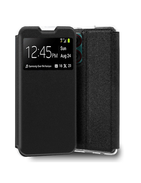 Funda libro soporte TPU ZTE Blade A34 negra