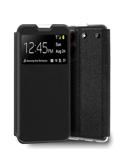 Funda libro soporte TPU ZTE Blade A54 negra