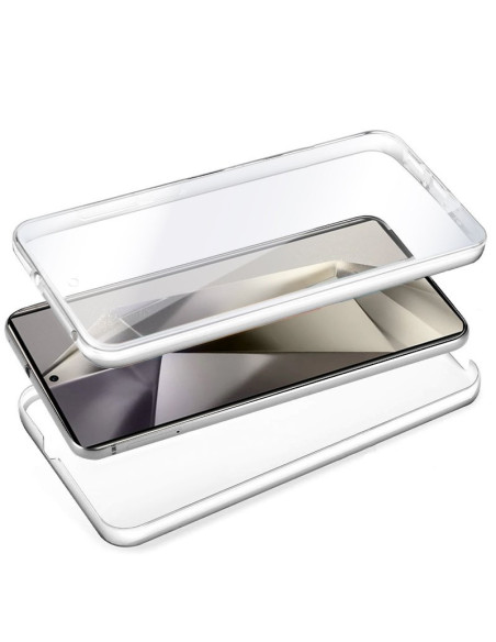 Funda gel TPU 3D Samsung S928 Galaxy S24 Ultra transparente (Frontal + trasera)