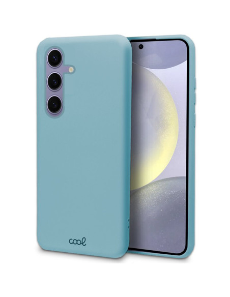 Carcasa TPU cama tela Samsung S921 Galaxy S24 azul celeste