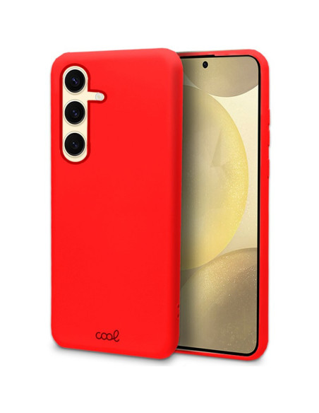 Carcasa TPU cama tela Samsung S926 Galaxy S24 Plus roja