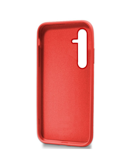 Carcasa TPU cama tela Samsung S926 Galaxy S24 Plus roja