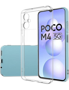 Funda original gel TPU Xiaomi Poco M4 5G transparente