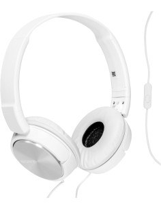 Auriculares manos libres cascos estéreo Jack 3,5 mm Sony MDR-ZX310 blancos