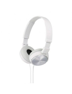 Auriculares manos libres cascos estéreo Jack 3,5 mm Sony MDR-ZX310 blancos 2