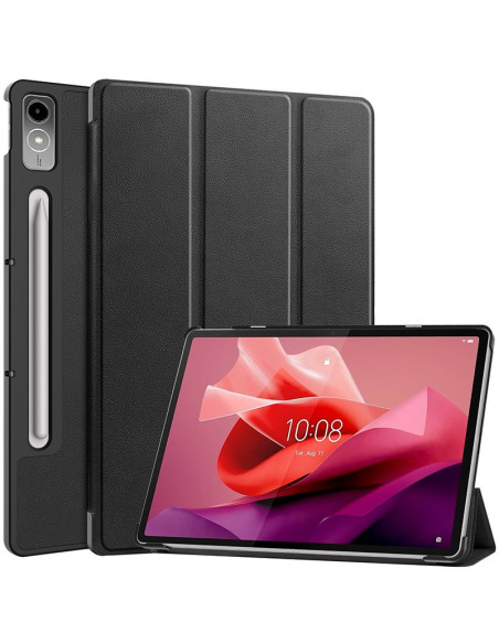 Funda soporte Lenovo Tab P12 12.7 Pulg polipiel negra