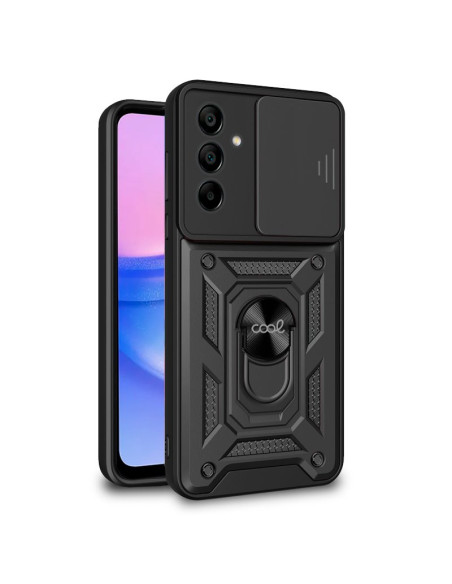 Carcasa TPU reforzada Samsung A155 Galaxy A15 / A15 5G anilla negra