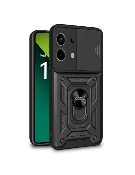 Carcasa TPU reforzada Xiaomi Redmi Note 13 Pro 5G anilla negra
