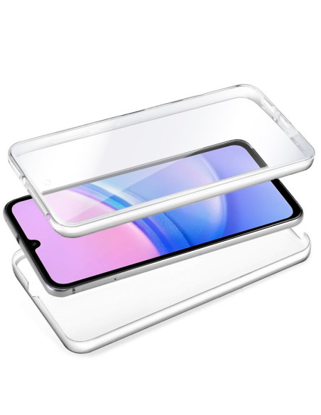 Funda gel TPU 3D Samsung A155 Galaxy A15 / A15 5G transparente (Frontal + trasera)