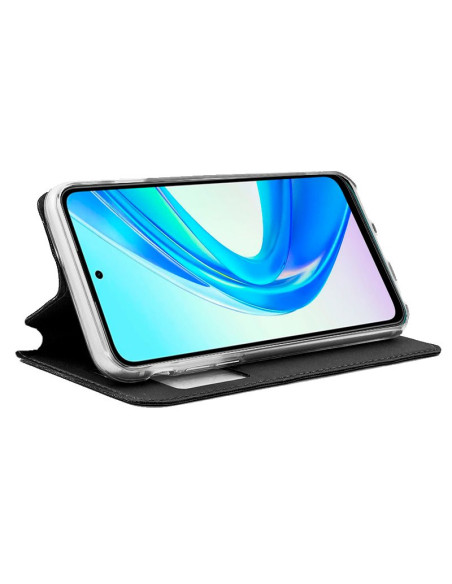 Funda libro soporte TPU Huawei Honor X7B negra