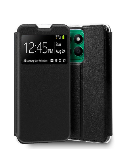 Funda libro soporte TPU Huawei Honor X8B negra