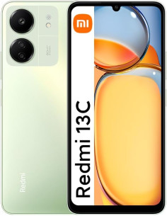 Redmi 13C 6,74" 128 GB / 6+8 GB RAM verde trébol (Clover Green)