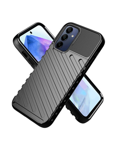 Carcasa TPU reforzada Samsung A556 Galaxy A55 5G armadura negra