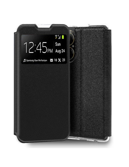 Funda libro soporte TPU Realme C67 negra