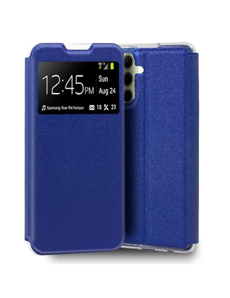Funda libro soporte TPU Samsung A356 Galaxy A35 5G azul