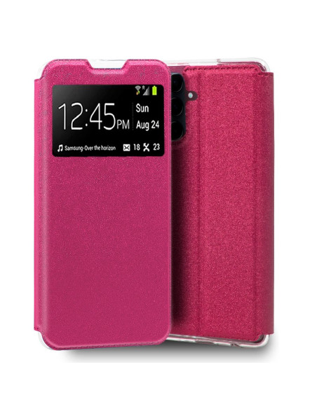 Funda libro soporte TPU Samsung A556 Galaxy A55 5G rosa