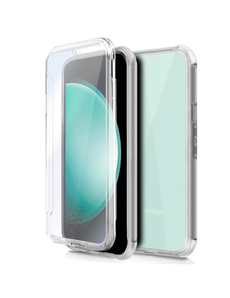 Funda gel TPU 3D Samsung S711 Galaxy S23 FE transparente (Frontal + trasera)