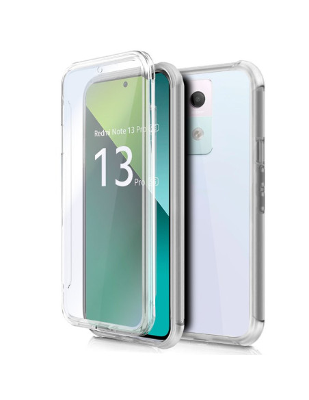 Funda gel TPU 3D Xiaomi Redmi Note 13 Pro 5G transparente (Frontal + trasera)