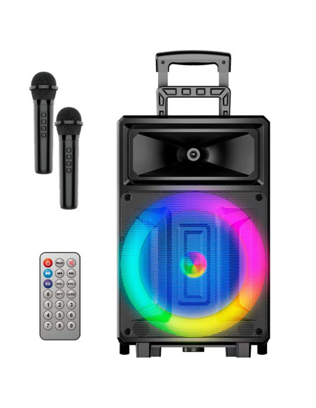 Altavoz musical universal Bluetooth COOL Fest 60W con 2 micrófonos y mando a distancia