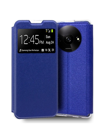 Funda libro soporte TPU Xiaomi Redmi A3 azul
