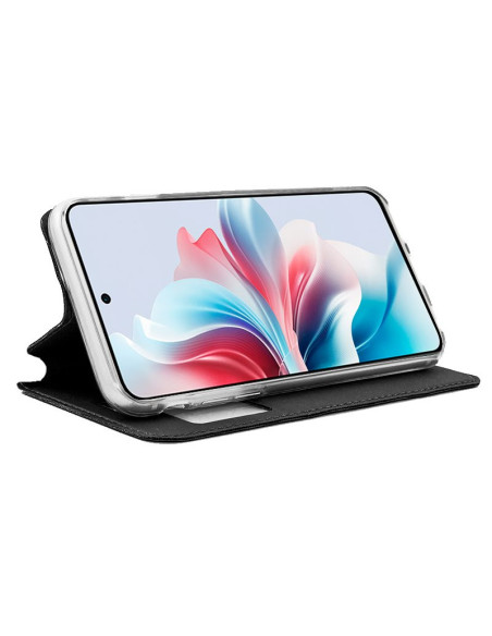 Funda libro soporte TPU Oppo Reno 11F 5G negra