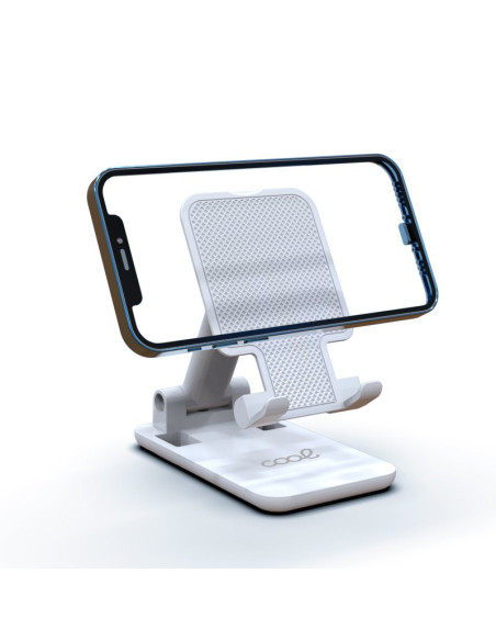 Soporte de sobremesa universal para smartphone COOL blanco