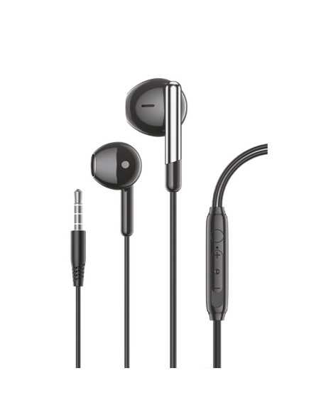 Auriculares estéreo jack 3,5 mm COOL Care con micrófono negros