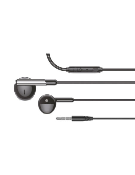 Auriculares estéreo jack 3,5 mm COOL Care con micrófono negros