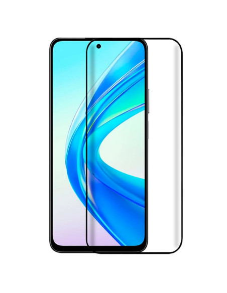 Protector pantalla vidrio templado Honor X7B negro (Pegado total 3D)