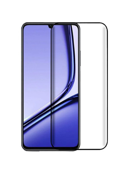 Protector pantalla vidrio templado Realme Note 50 negro (Pegado total 3D)