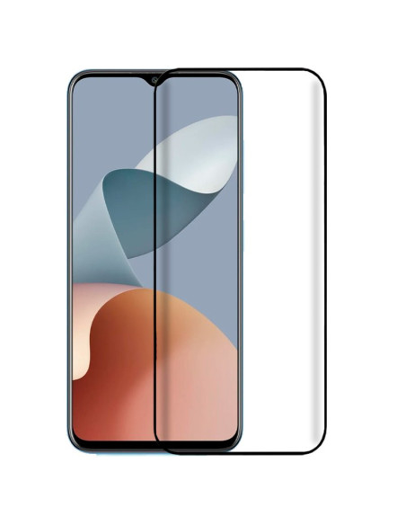 Protector pantalla vidrio templado ZTE Blade A73 negro (Pegado total 3D)