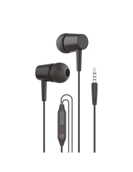 Auriculares estéreo jack 3,5 mm COOL Bear con micrófono negros
