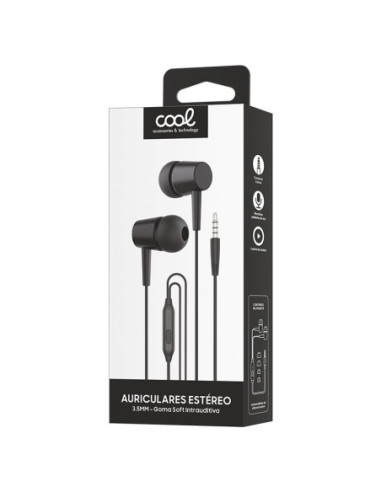 Auriculares estéreo jack 3,5 mm COOL...