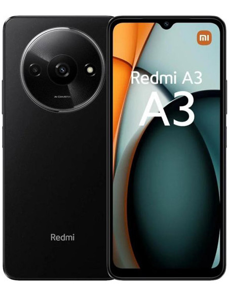 Xiaomi Redmi A3 6.71" 128 GB / 4 GB RAM negro medianoche