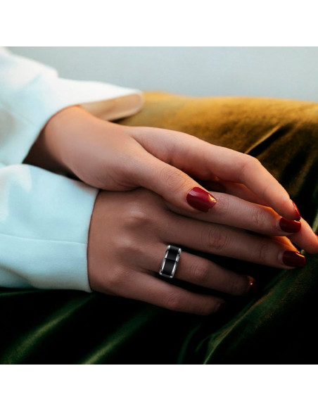 Smart Ring COOL Health + Base cargadora (Salud, Deporte, Sueño) talla 21 mm