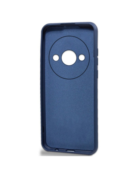 Carcasa TPU cama tela Xiaomi Redmi A3 azul marino