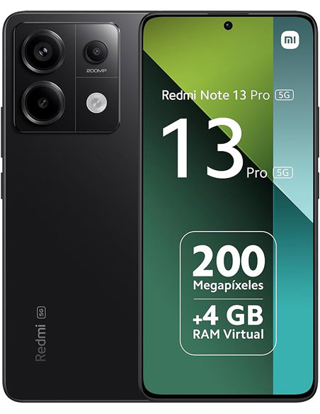 Xiaomi Redmi Note 13 pro 6,67" 512 GB / 12 GB RAM / 5G / negro
