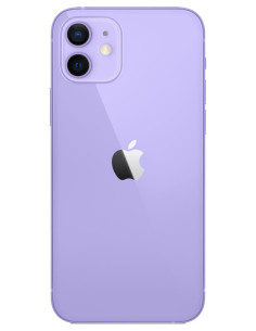 Apple iPhone 12 6,1" 128GB morado renovado grado A+ (Púrpura) 2