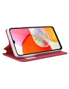 Funda libro soporte TPU Samsung A145 Galaxy A14 / A14 5G roja 2