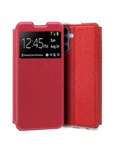 Funda libro soporte TPU Samsung A145 Galaxy A14 / A14 5G roja