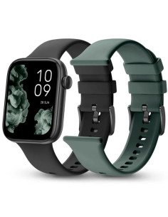 Smartwatch SPC Smartee Duo 2 1,78" multideporte negro y verde oscuro